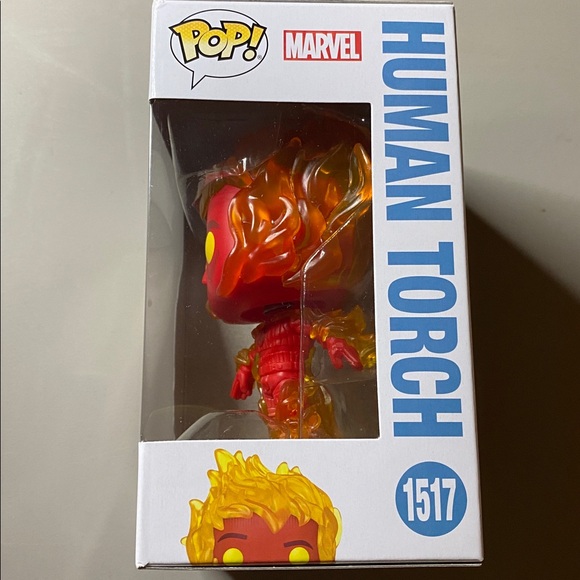 2025 Funko Pop! Marvel Fantastic Four Human Torch #1517 - Picture 4 of 6
